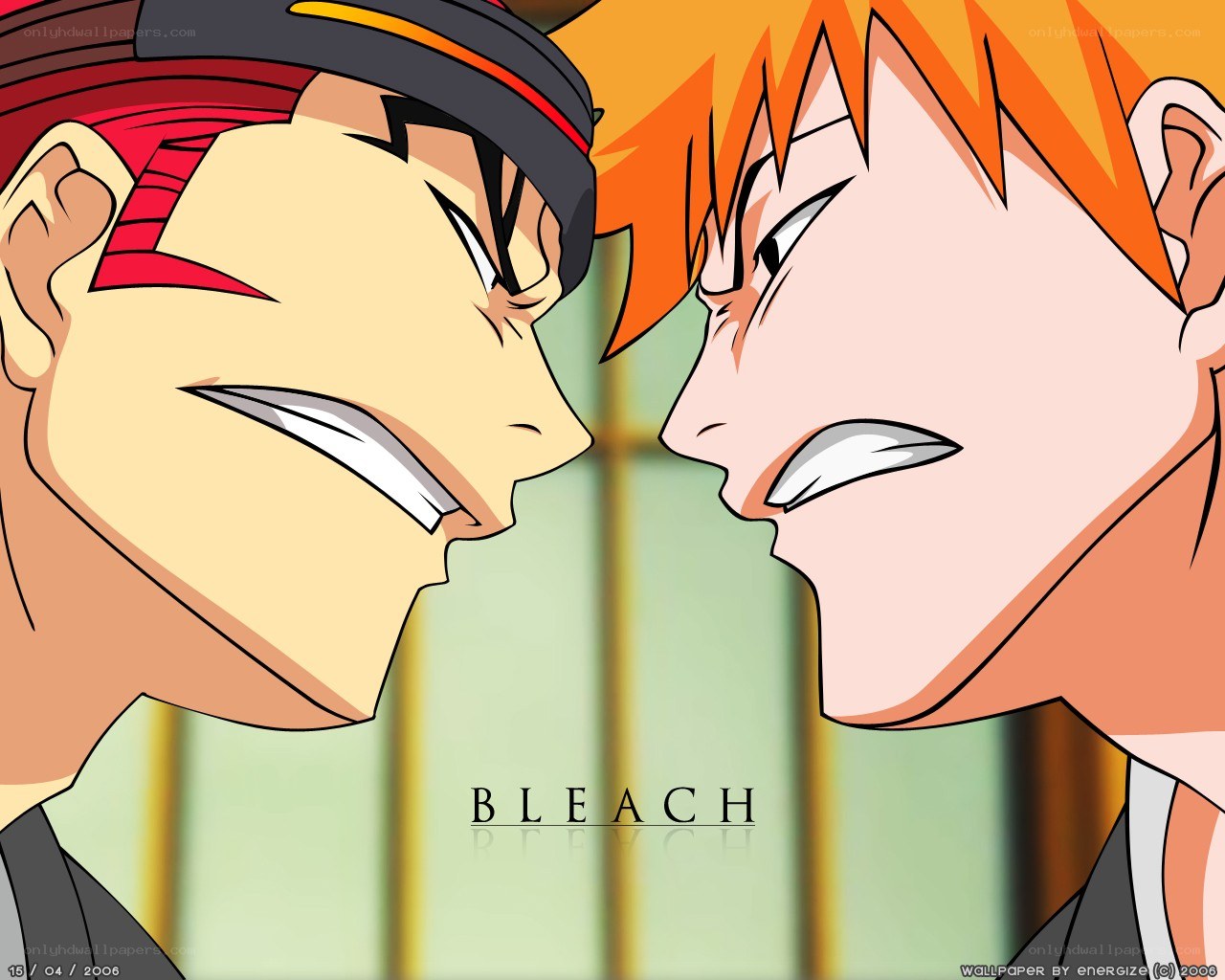 Bleach anime character confrontation