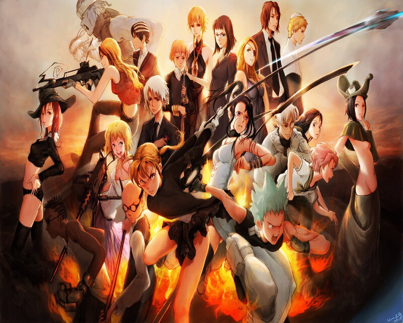 Bleach anime character ensemble