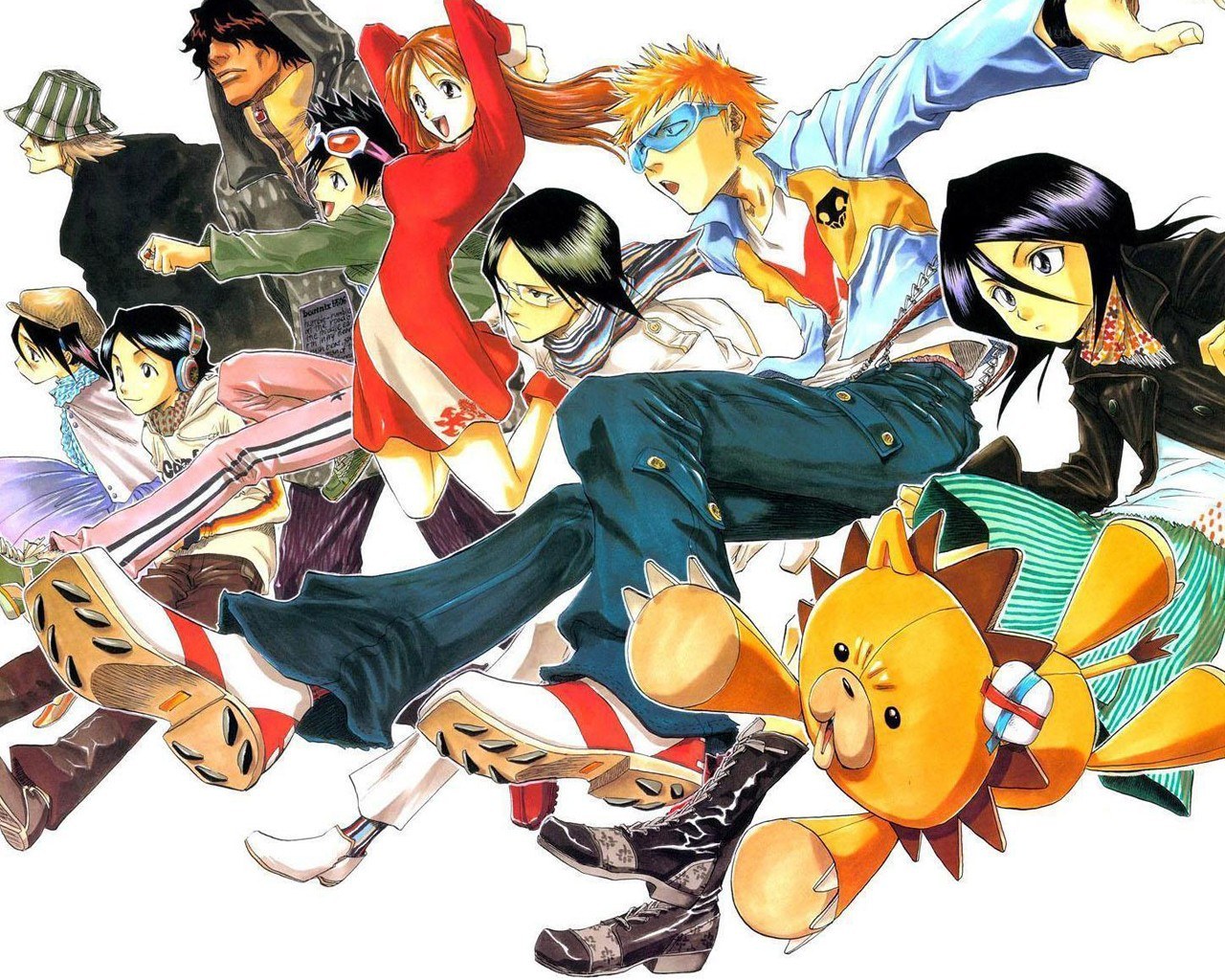 Bleach anime character group