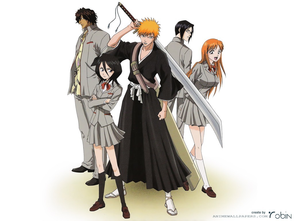 Bleach anime character group