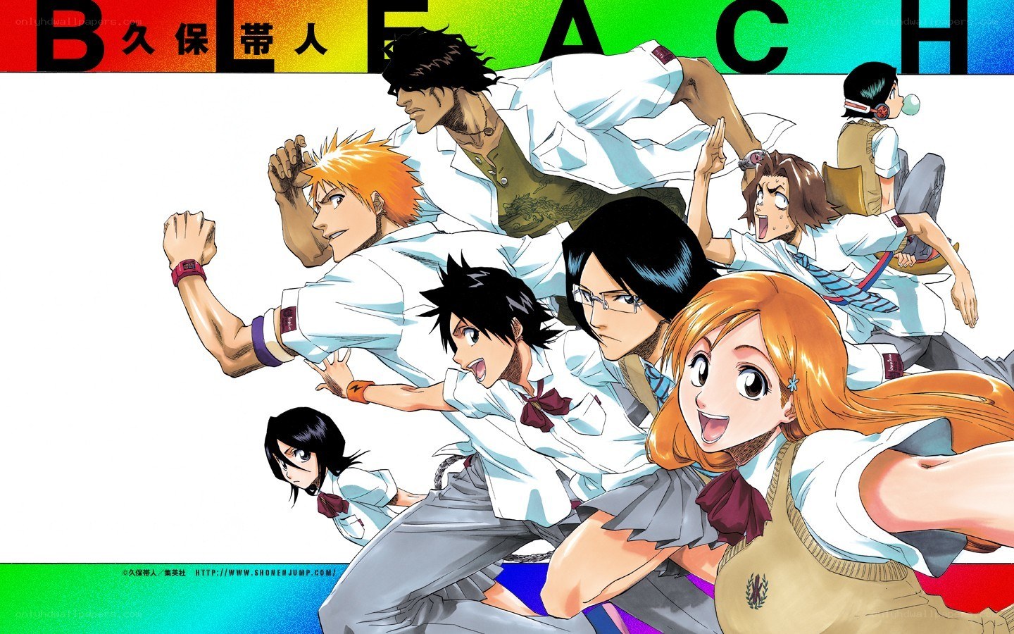 Bleach anime character group