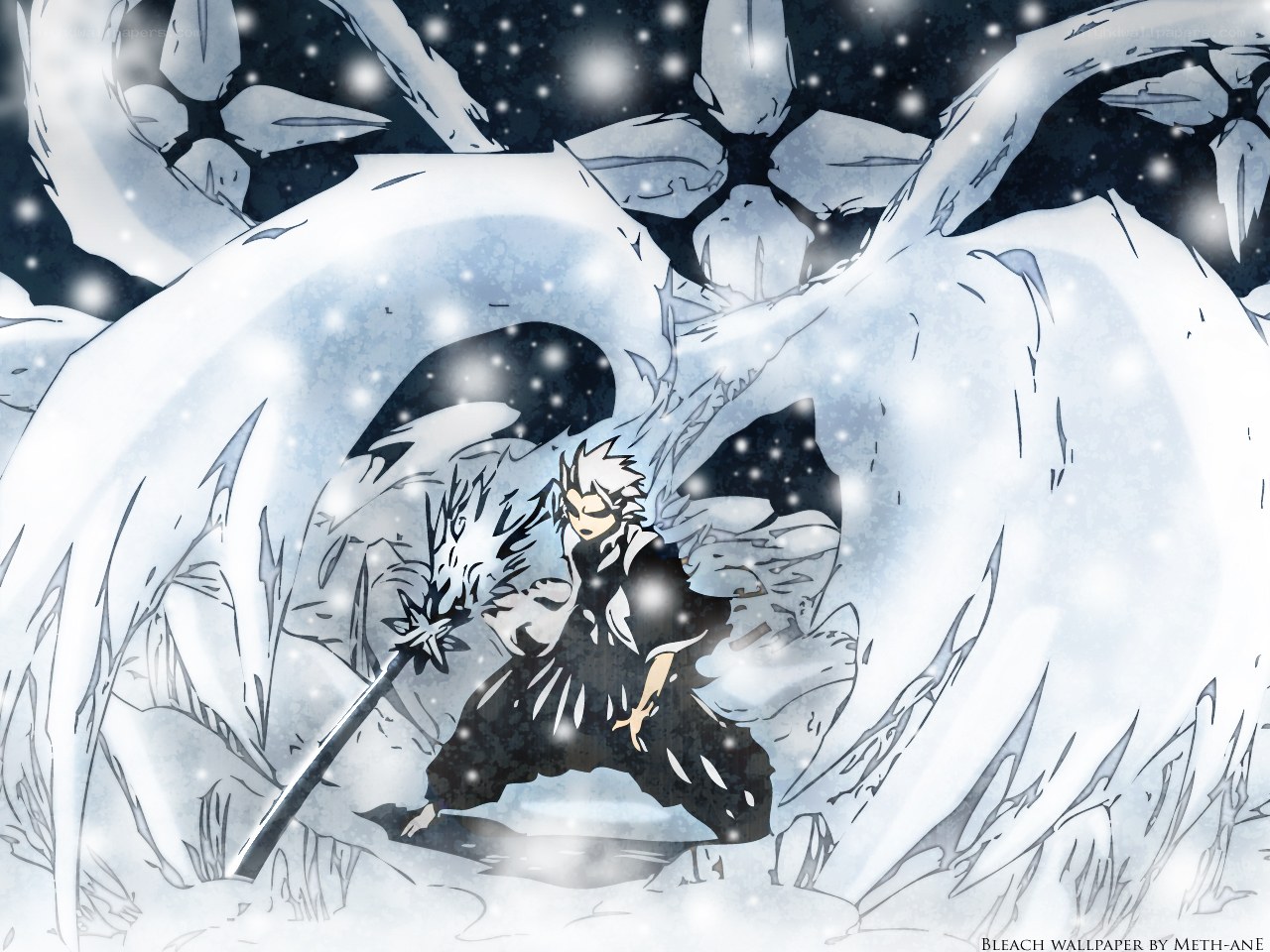 Bleach anime character in action