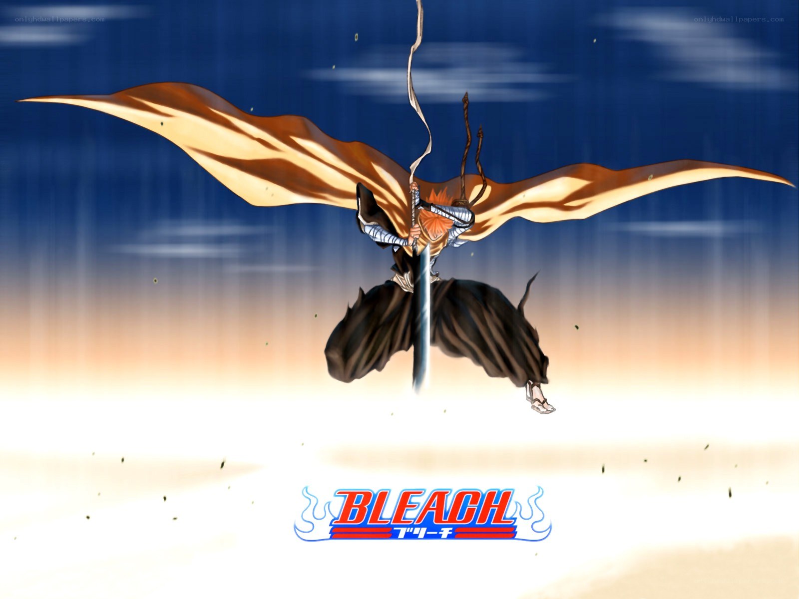 Bleach anime character in action
