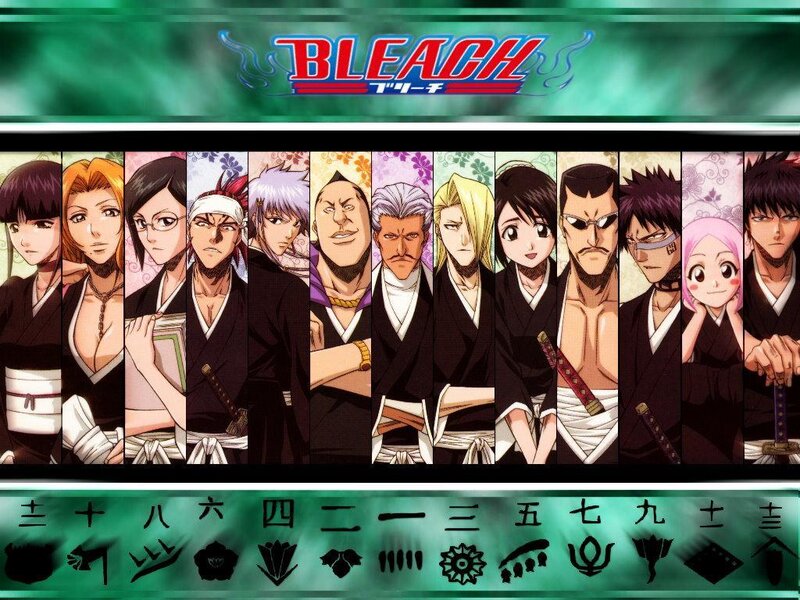 Bleach anime character lineup