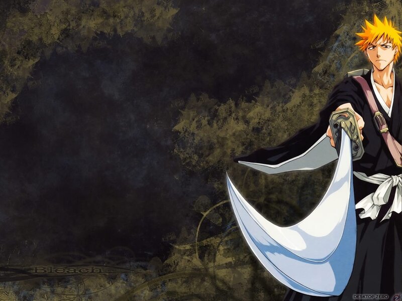 Bleach anime character with sword