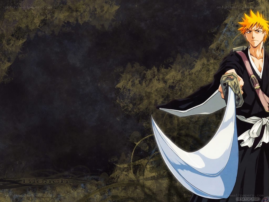 Bleach anime character with sword