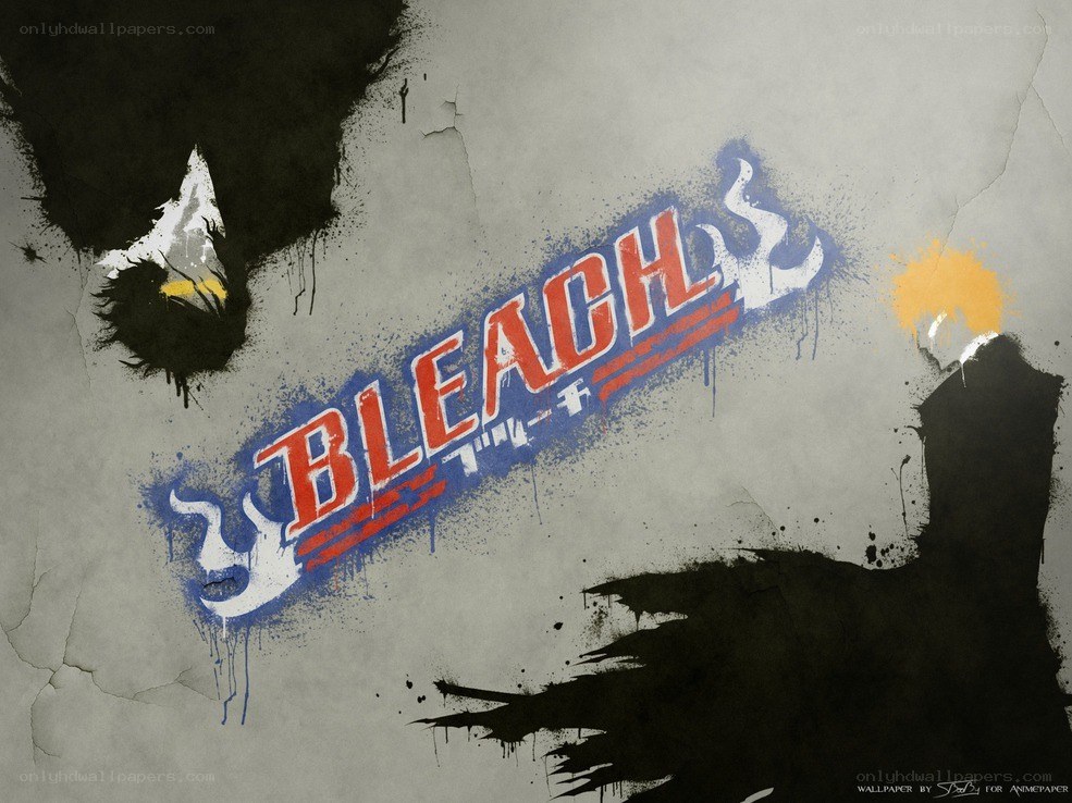 Bleach anime graffiti wallpaper