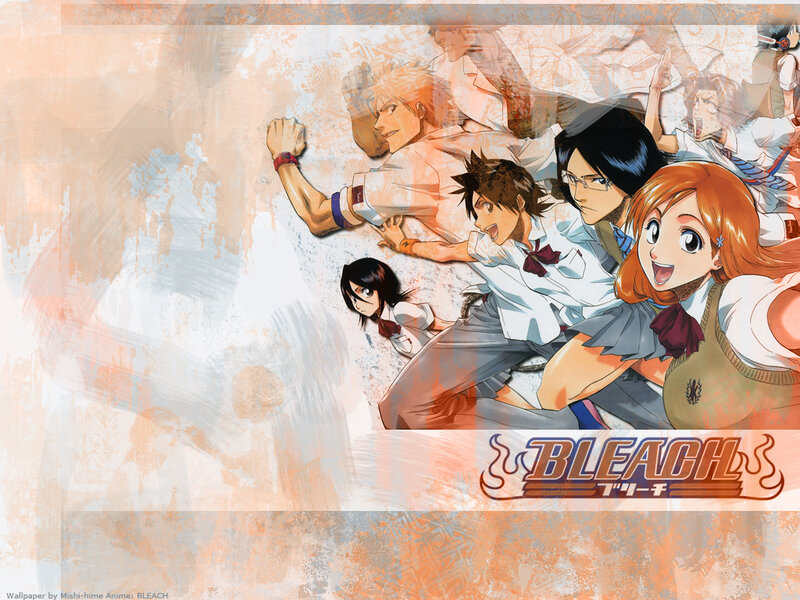 Bleach anime group scene