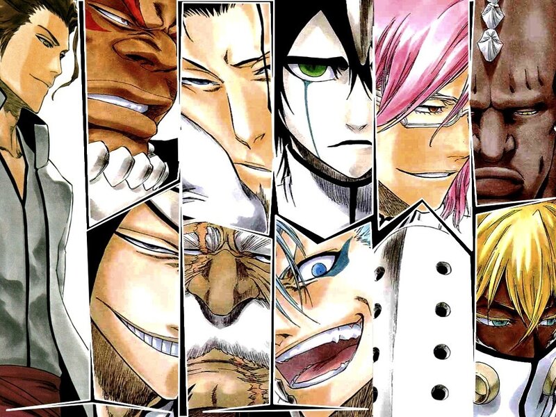 Bleach Arrancar character collage