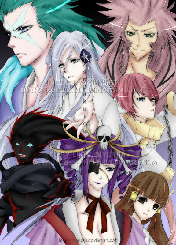 Bleach Arrancar group art
