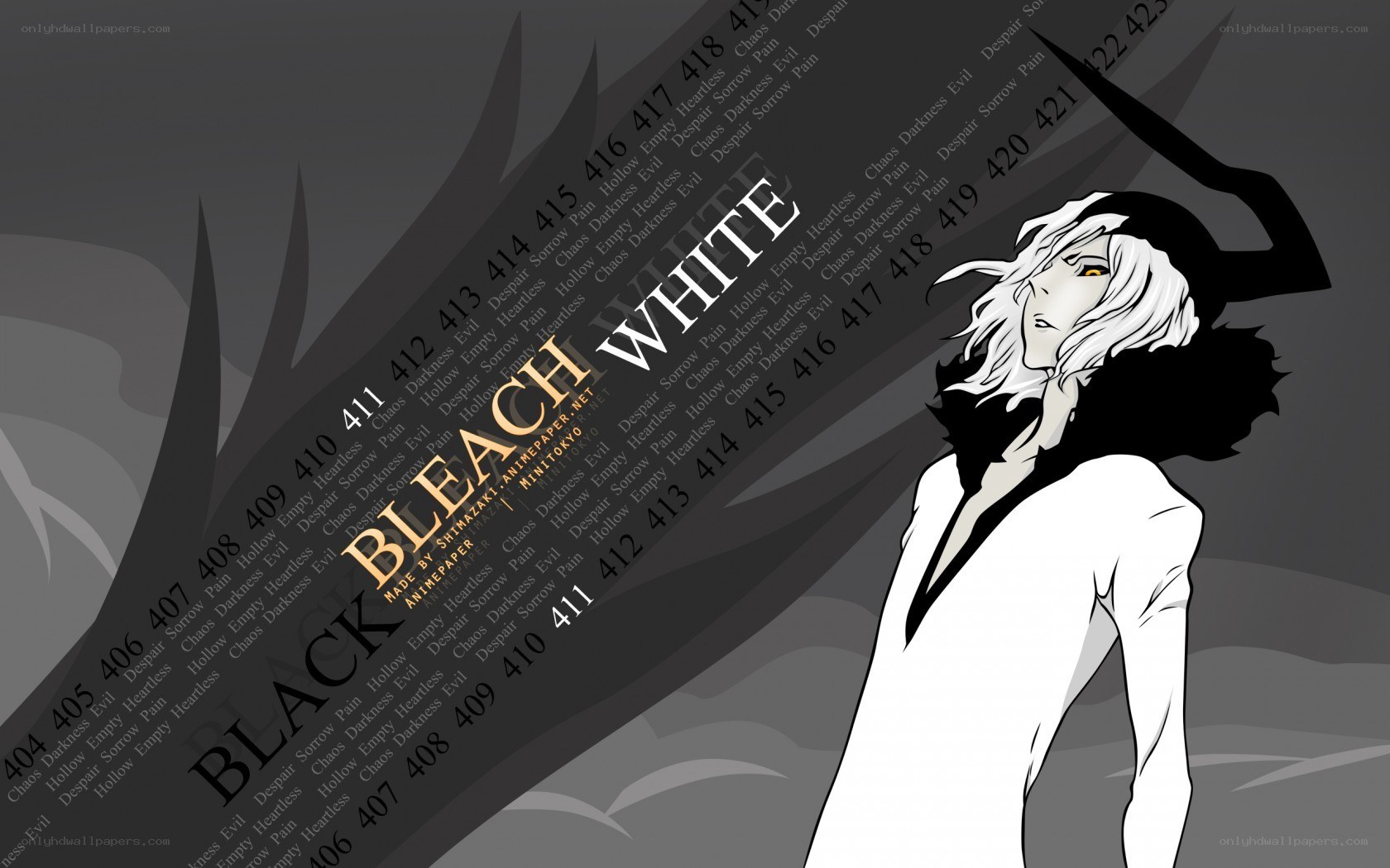 Bleach Black and White Art