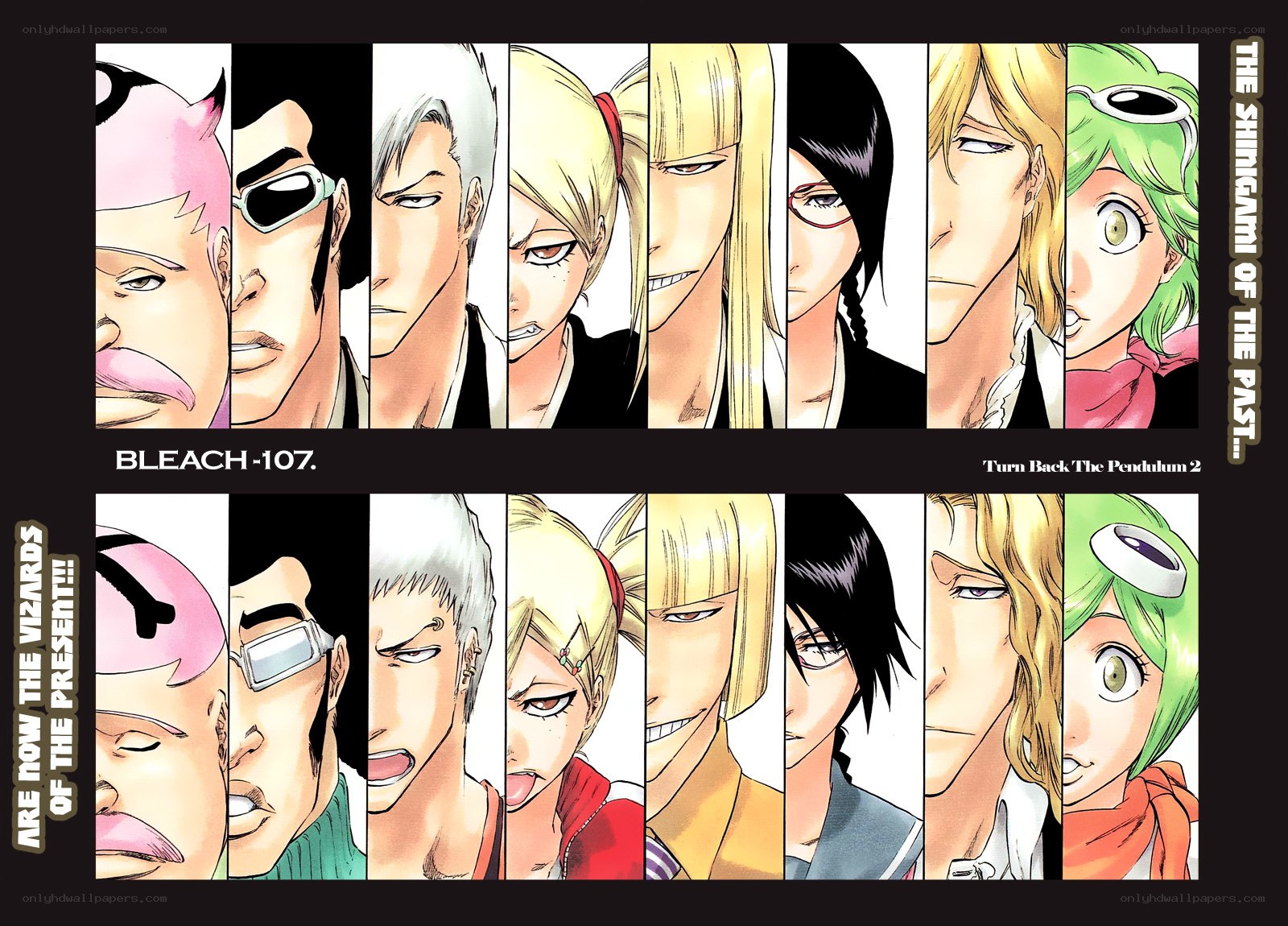 Bleach chapter 107 cover