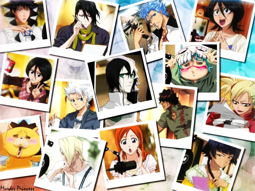 Bleach character collage