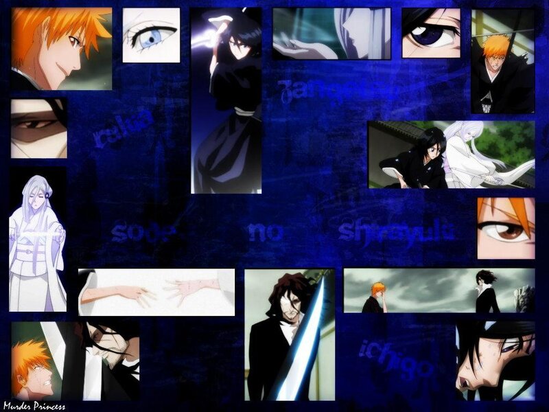 Bleach character collage