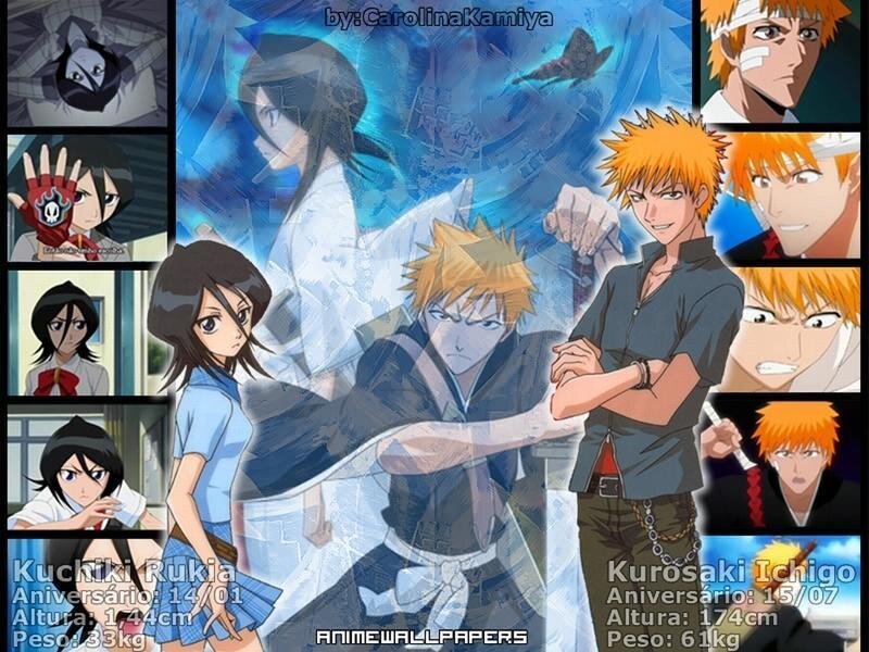 Bleach character collage