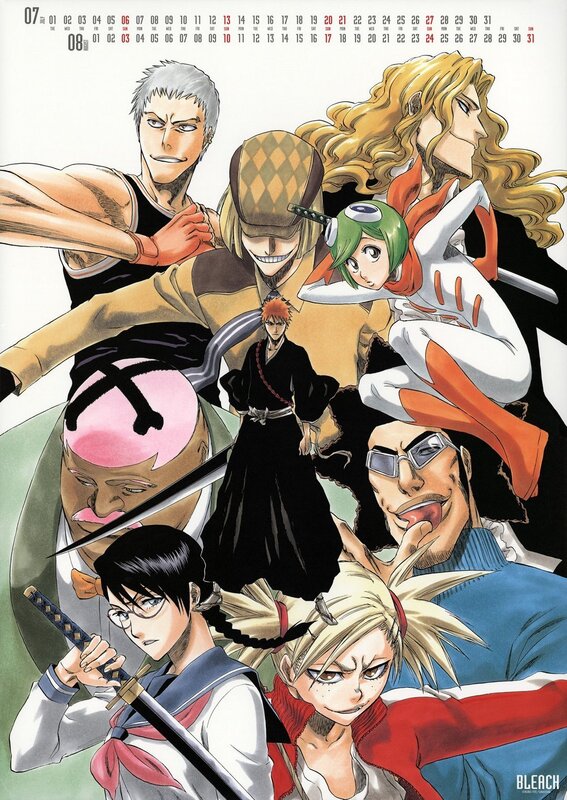 Bleach character collage