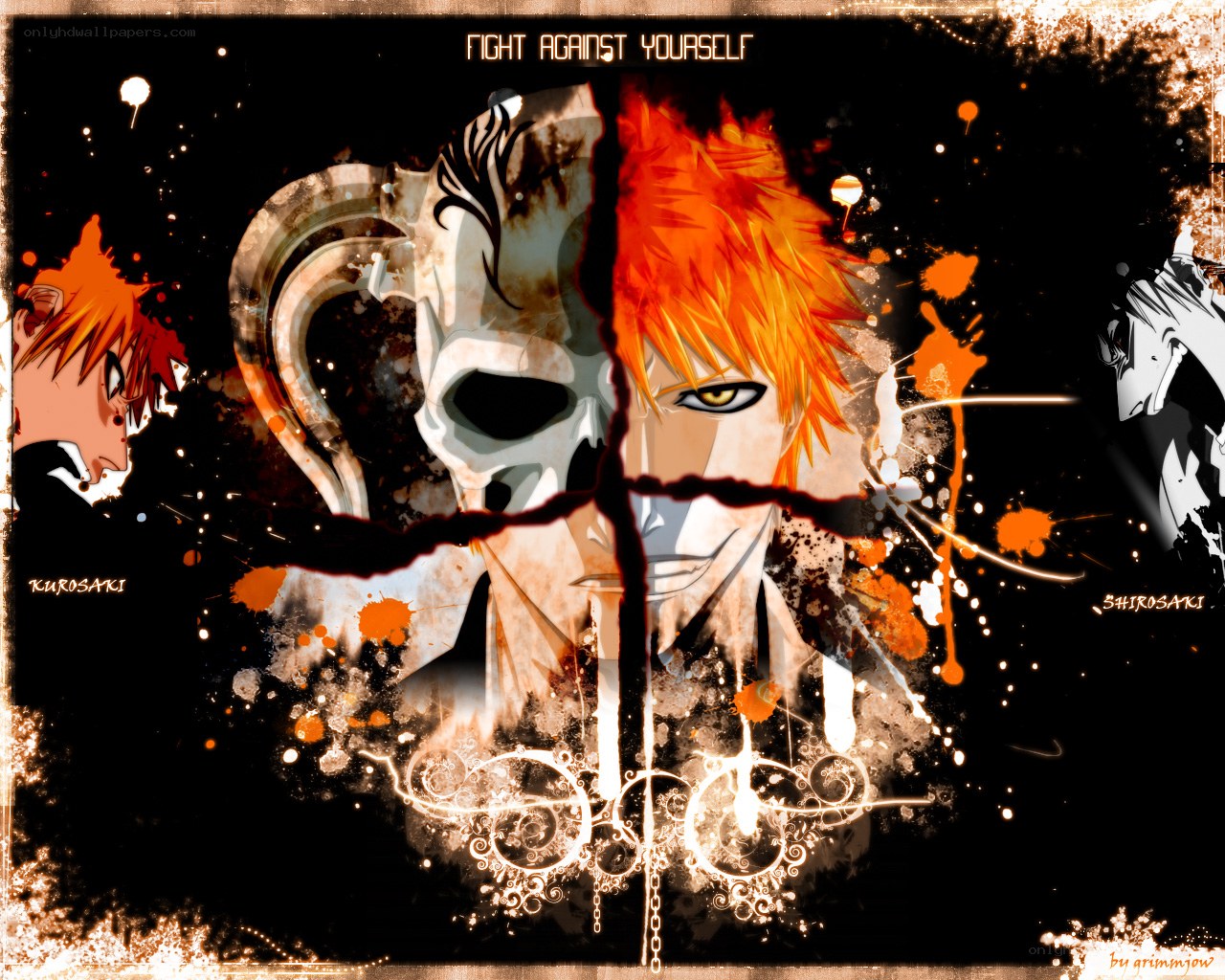 Bleach character collage artwork