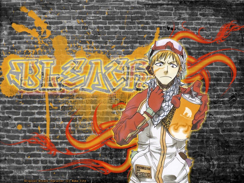 Bleach character graffiti art