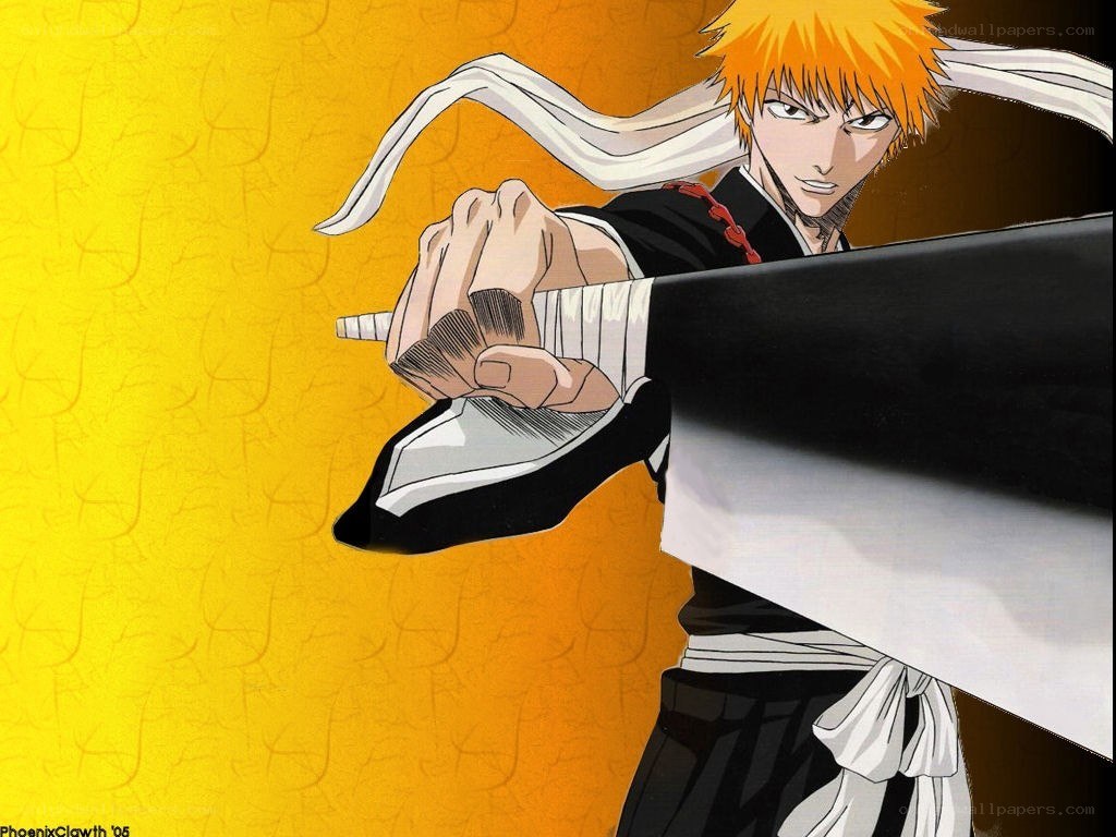 Bleach character in action