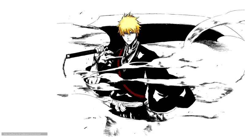Bleach character in action