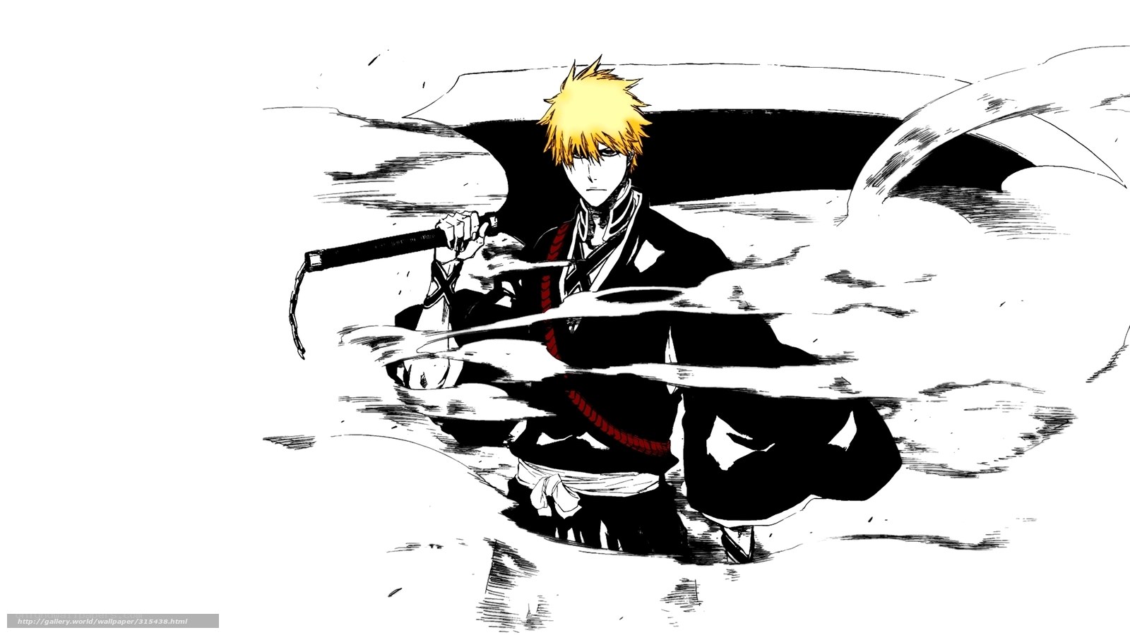 Bleach character in action
