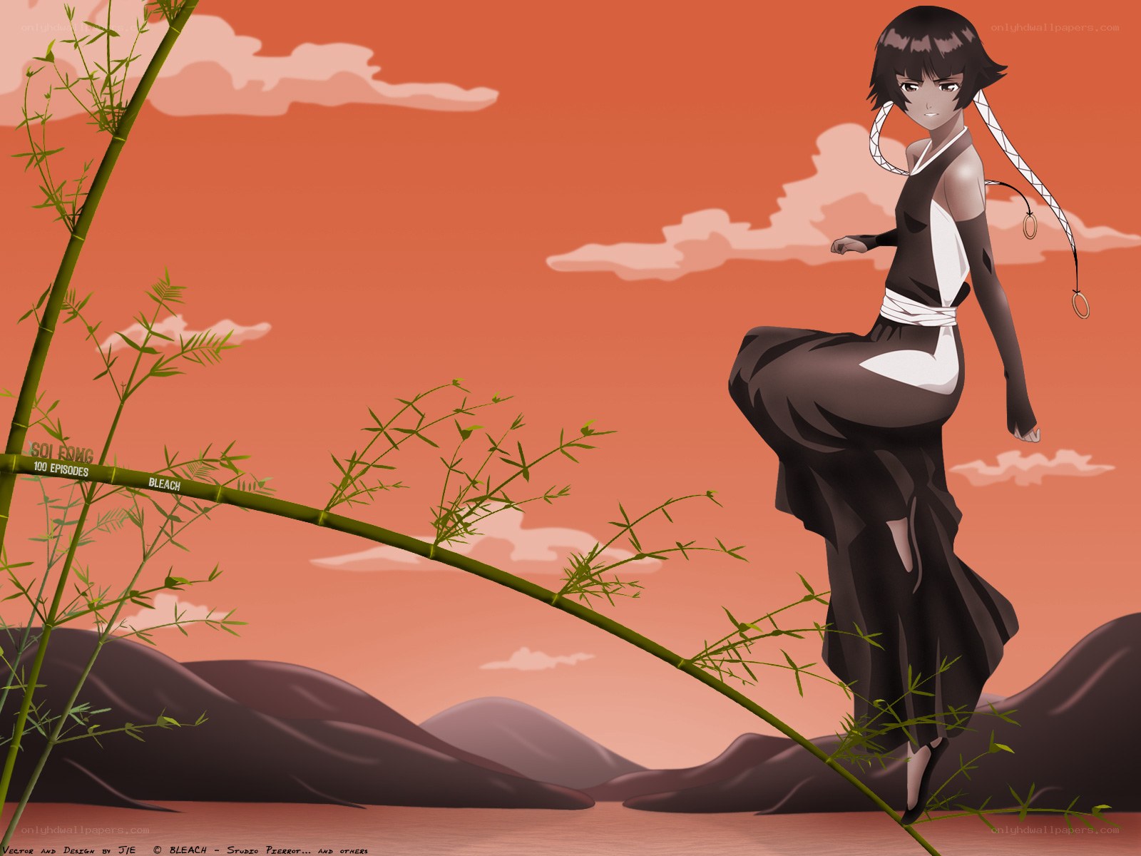 Bleach character in bamboo forest