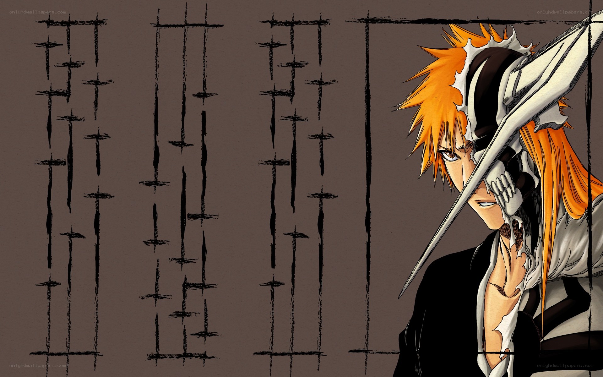 Bleach character in battle