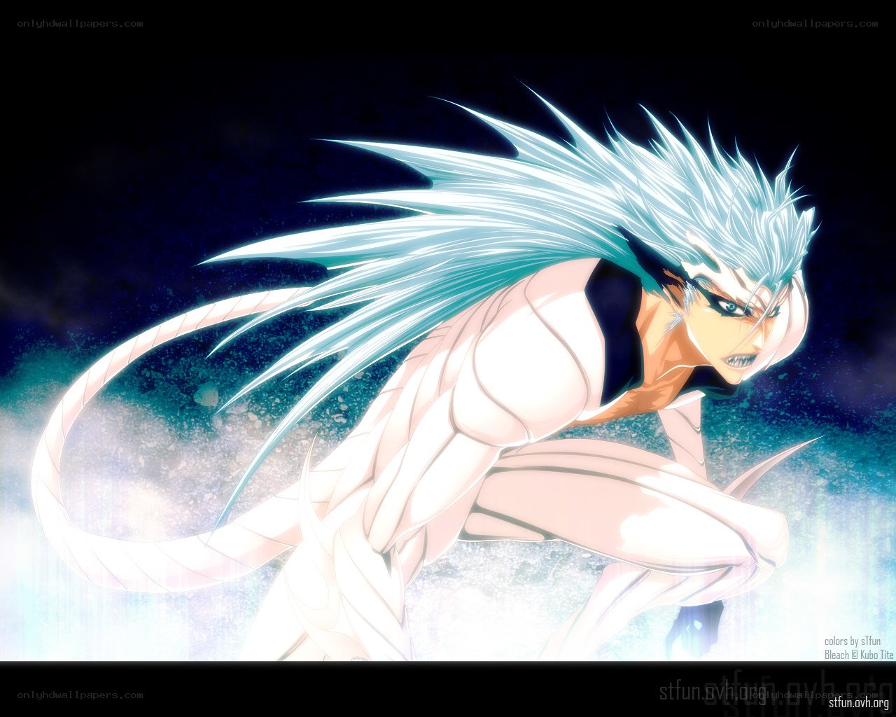Bleach character in battle stance