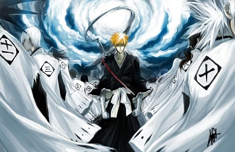 Bleach Character in Battle — White