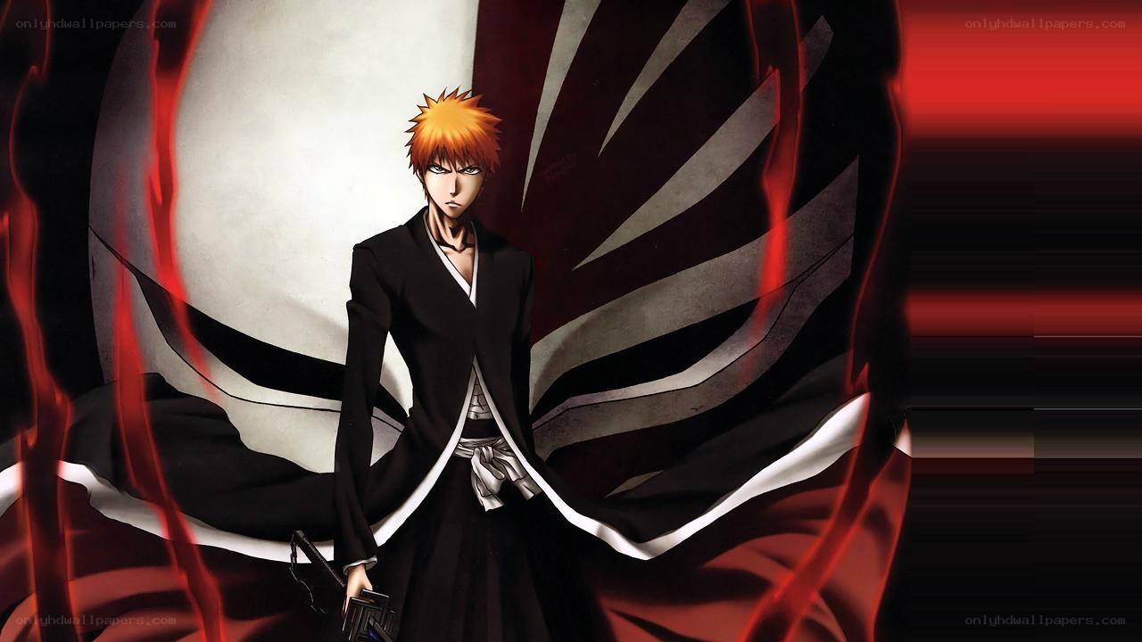 Bleach character in black robe