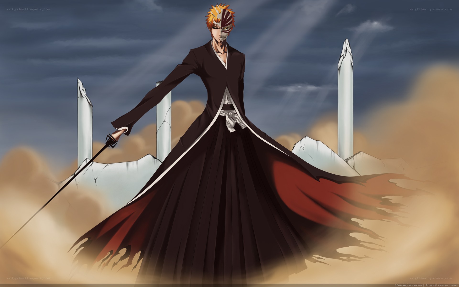 Bleach character in dark cloak
