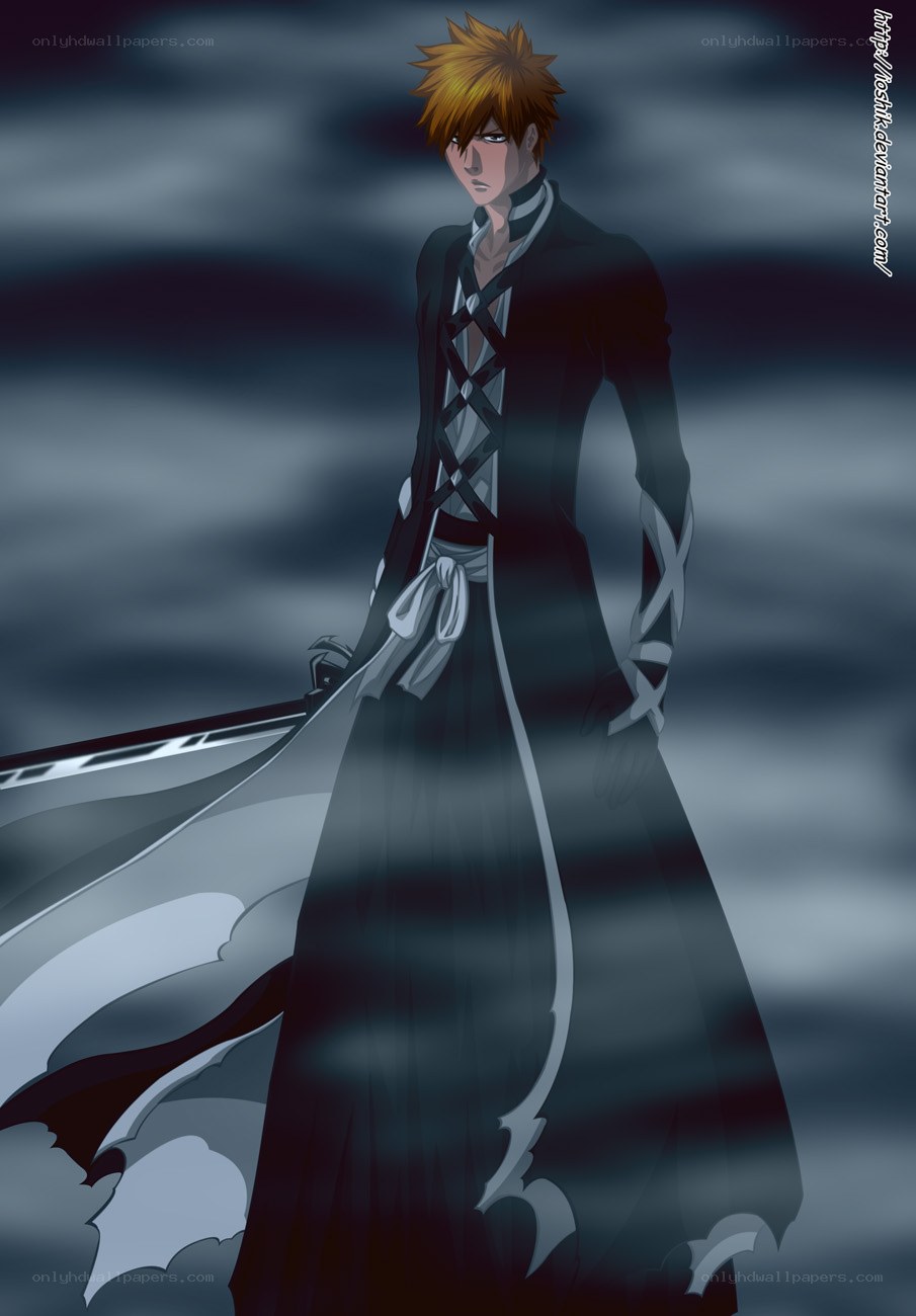Bleach character in dark cloak