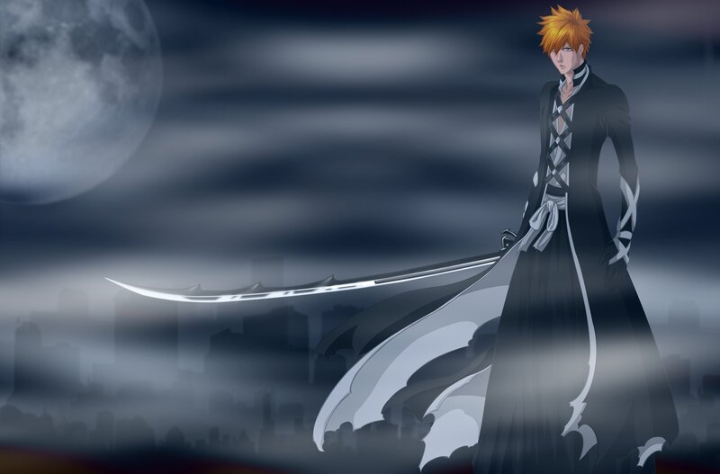Bleach character in dark cloak