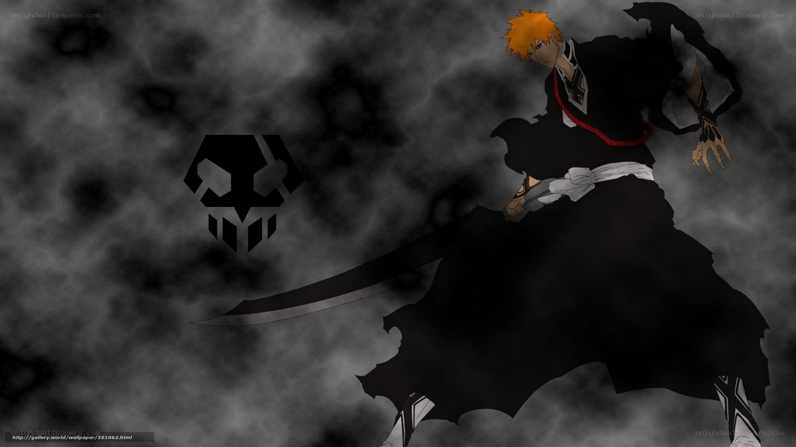 Bleach character in dark scene