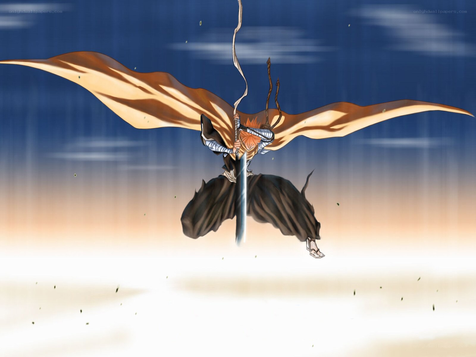 Bleach character in flight
