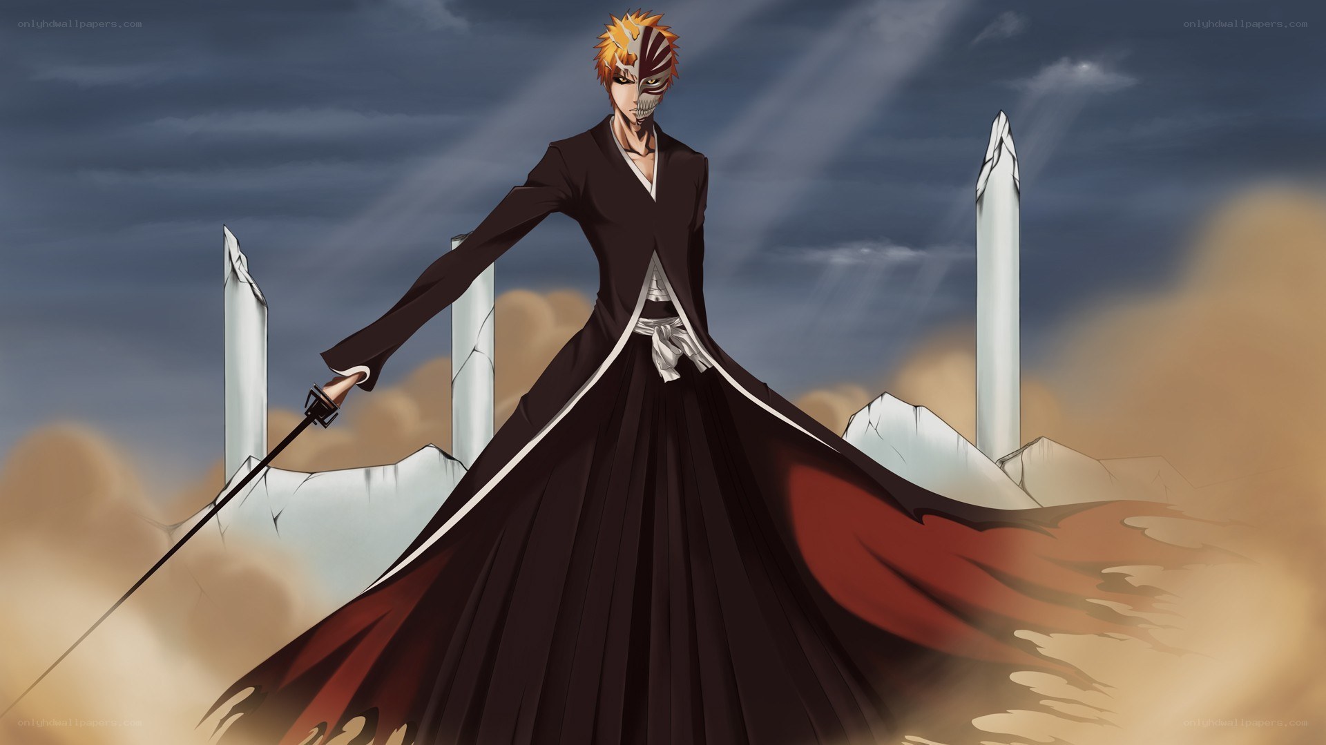 Bleach character in Hollow form