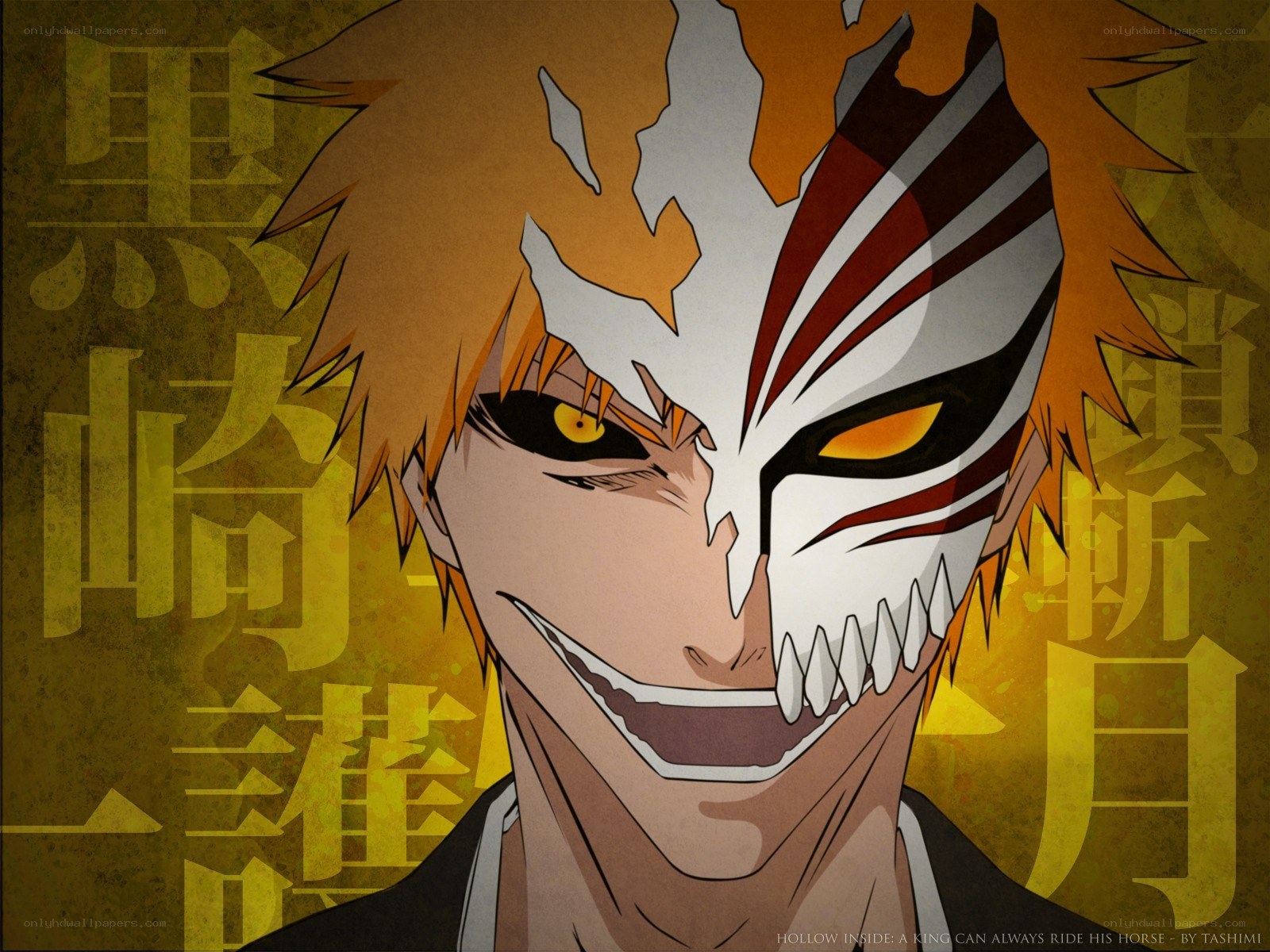 Bleach character in Hollow mask