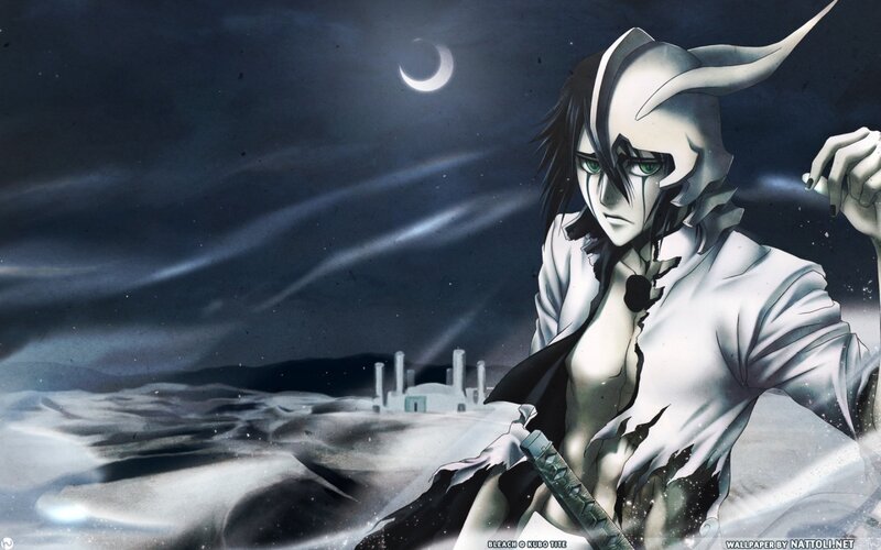 Bleach character in moonlight