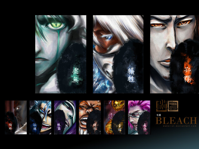 Bleach character portraits
