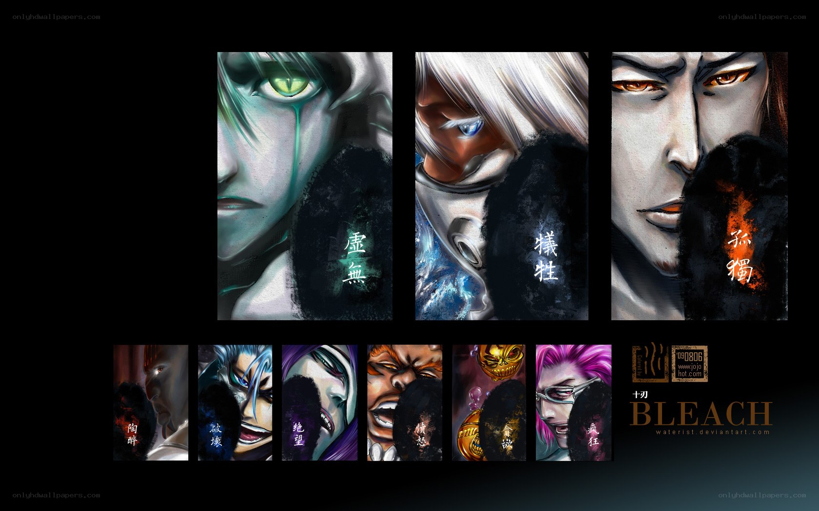 Bleach character portraits