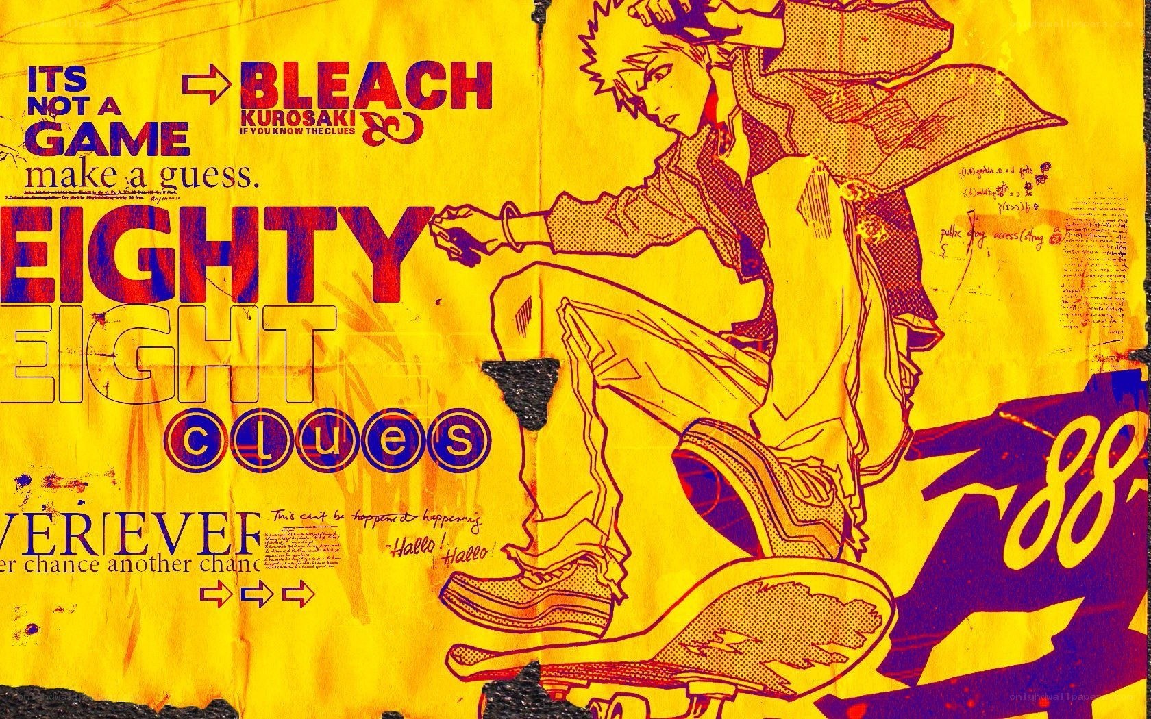 Bleach character poster