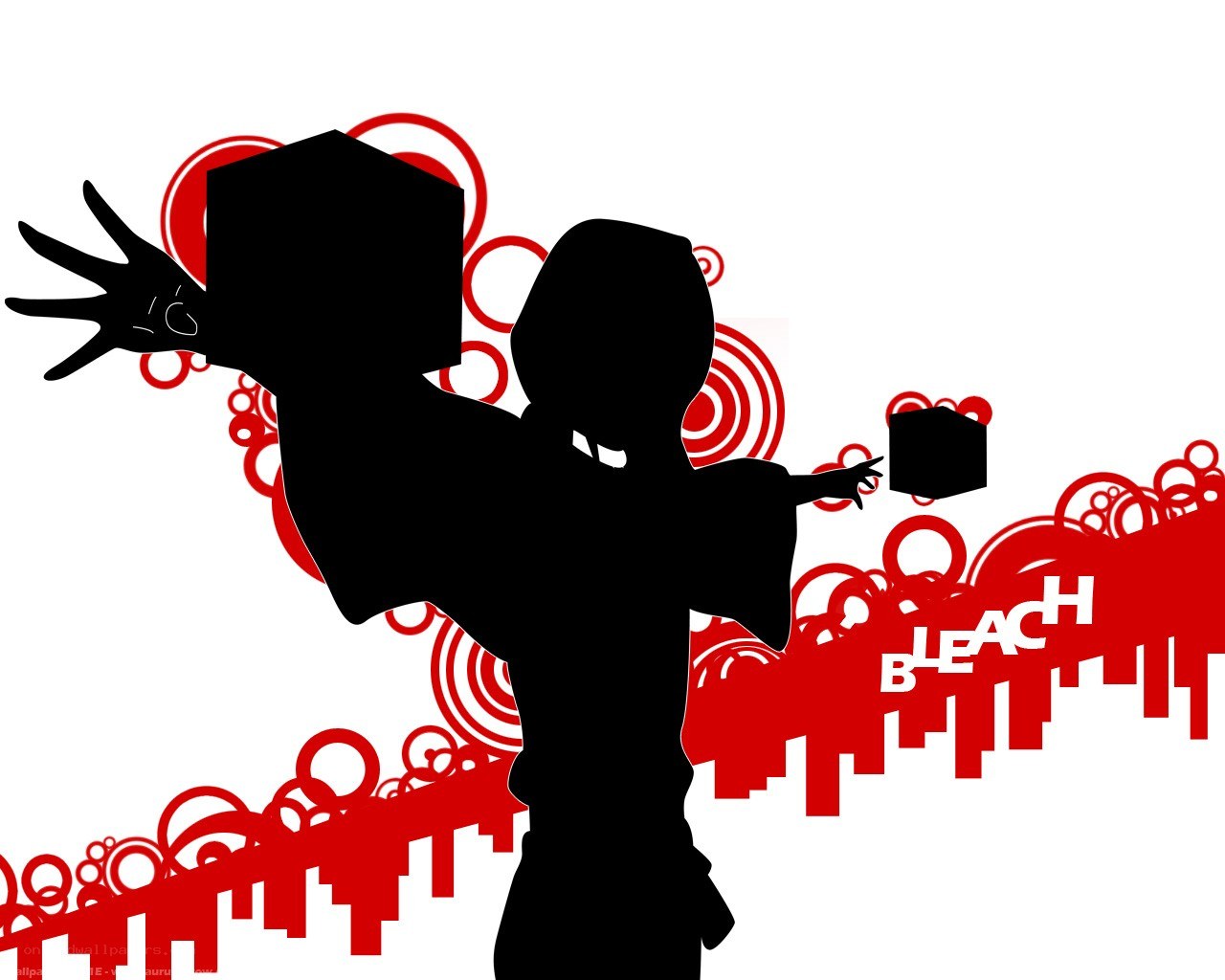 Bleach character silhouette art