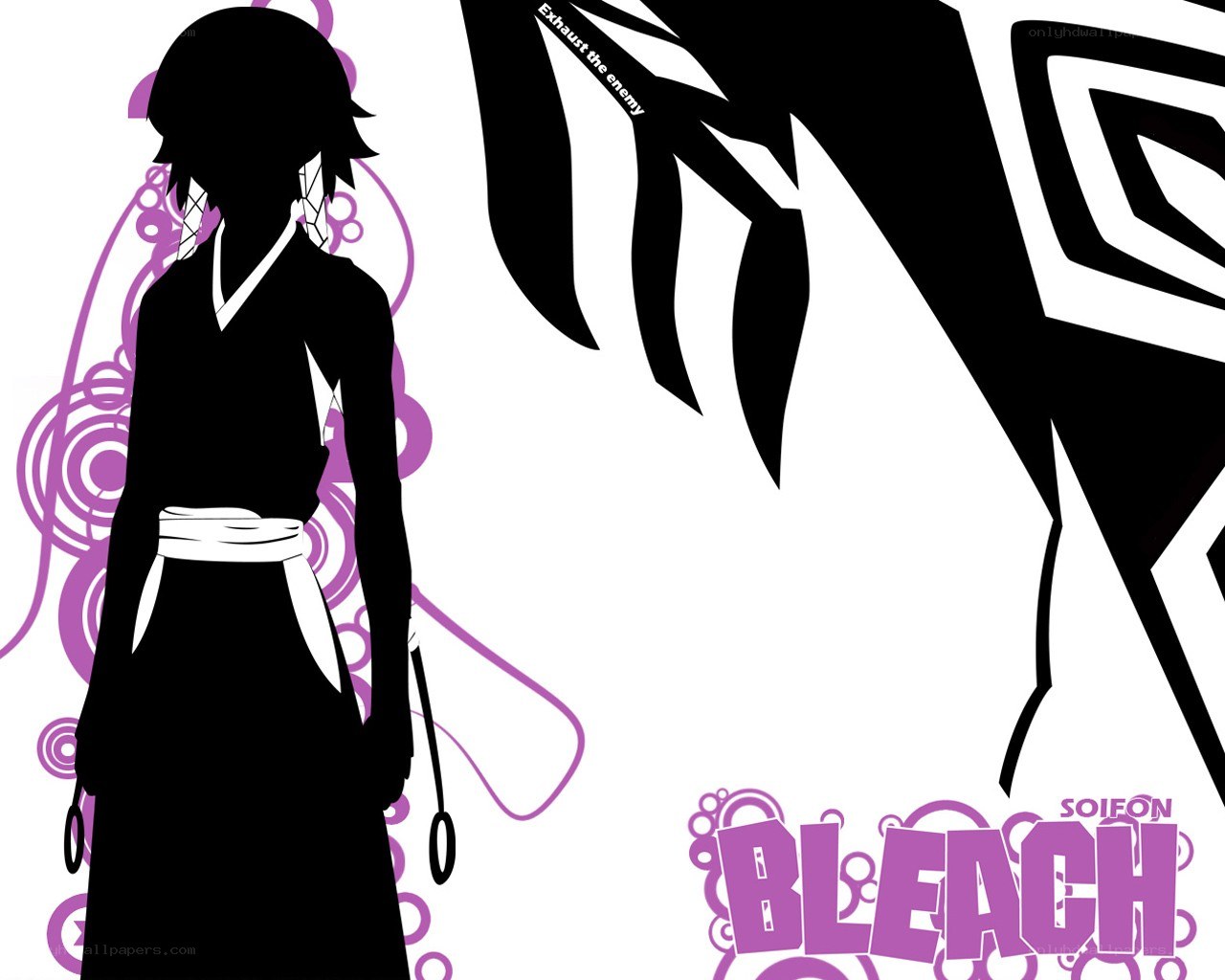 Bleach character silhouette art