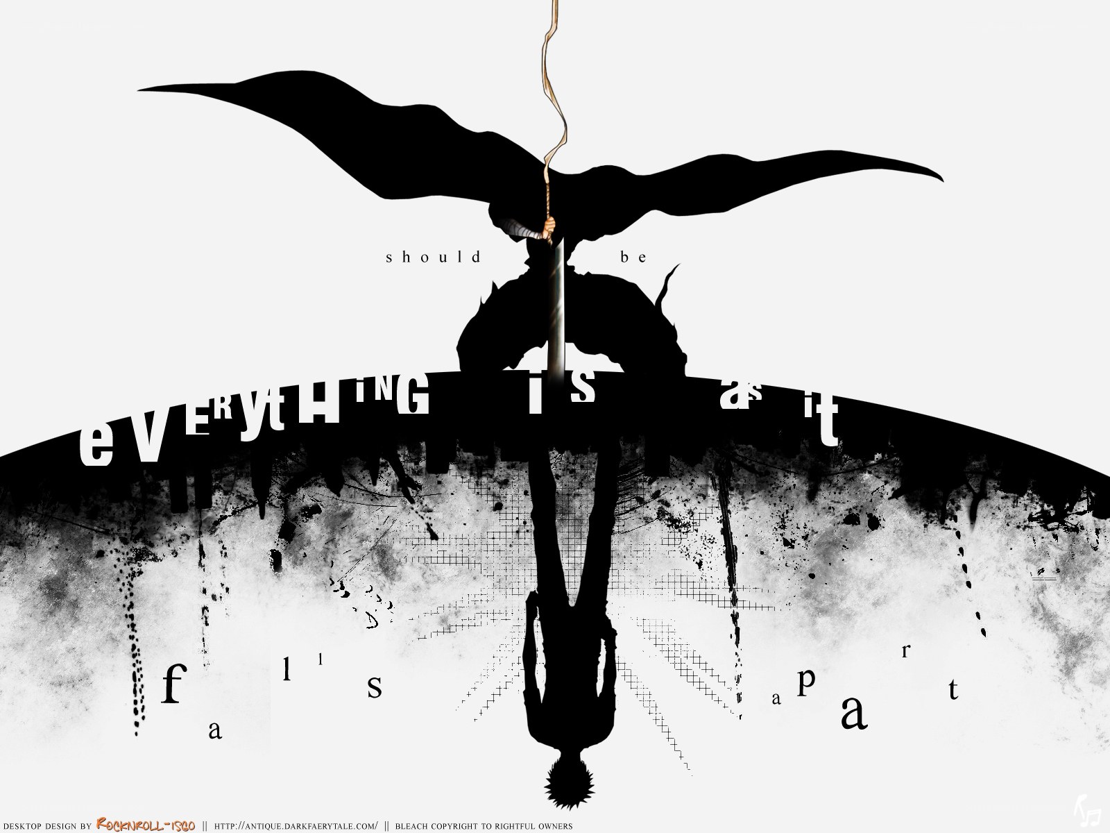 Bleach character silhouette art
