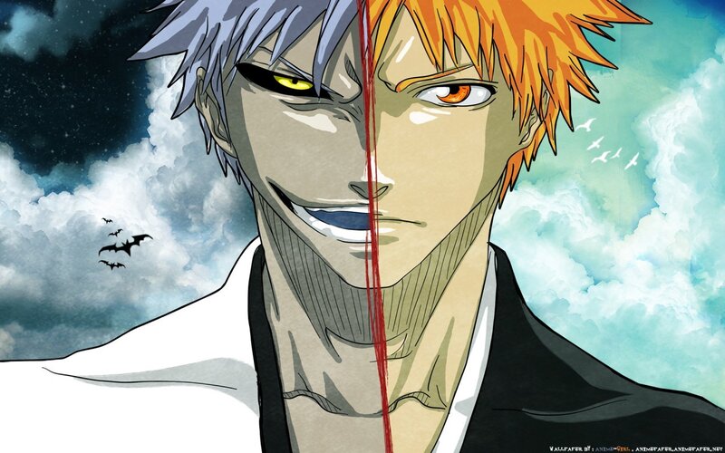 Bleach character split face