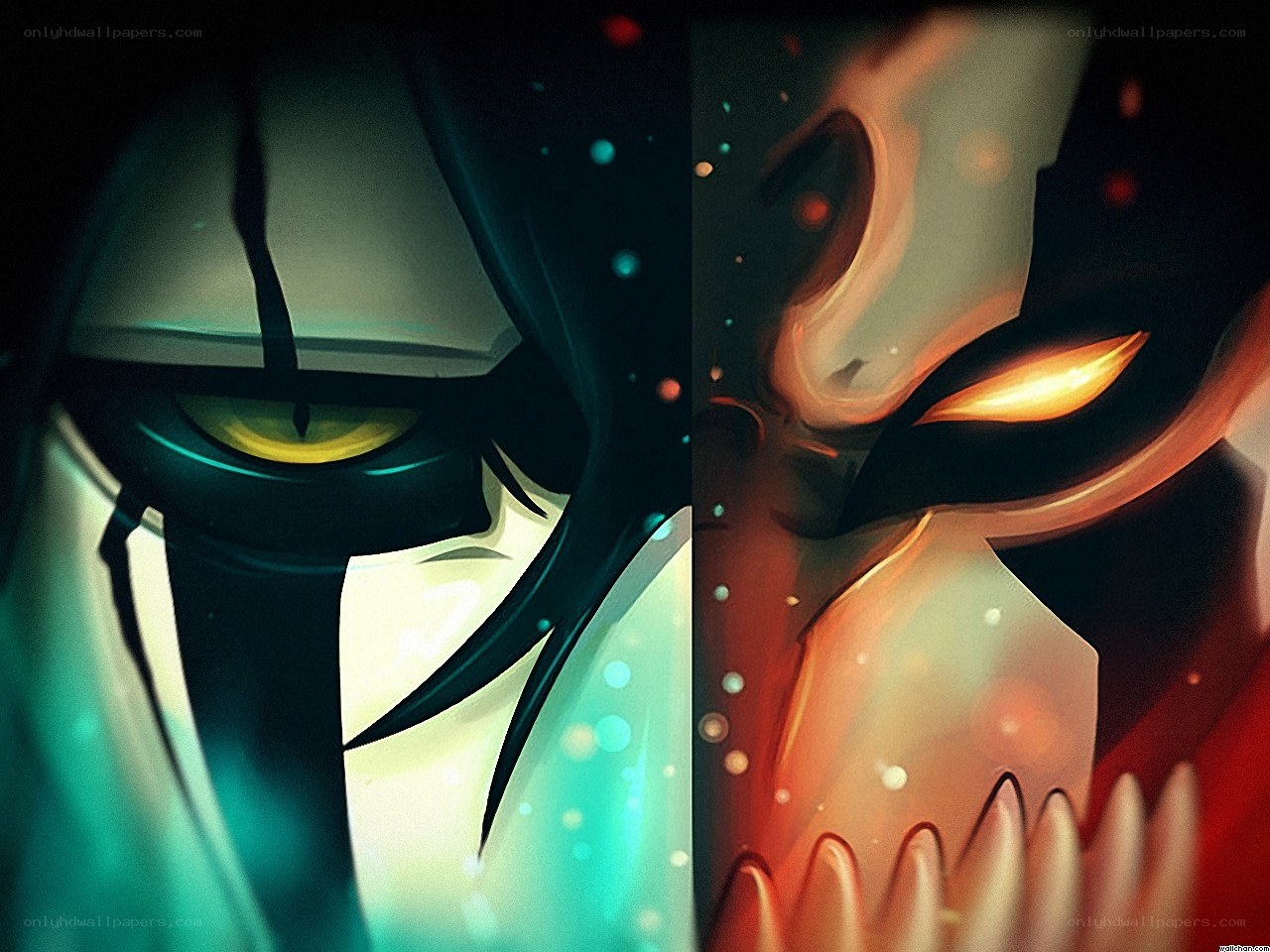 Bleach character split face