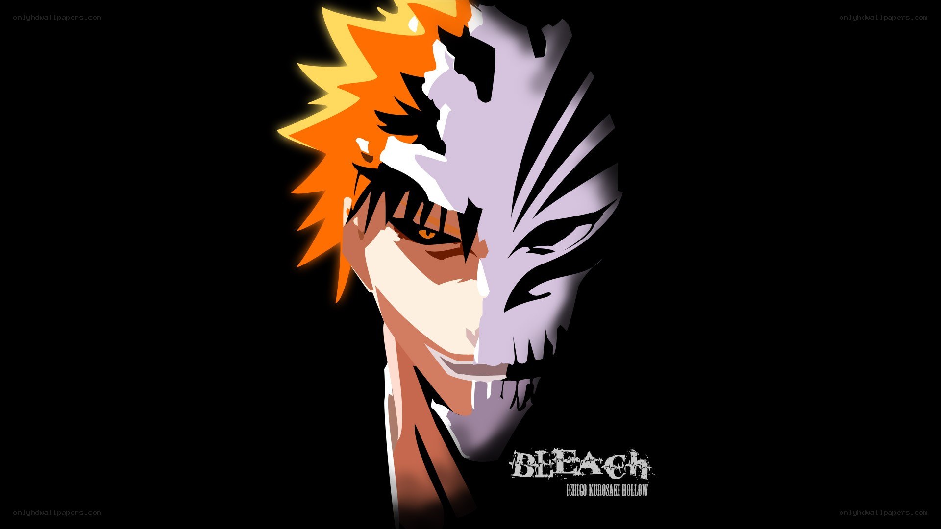 Bleach character split face