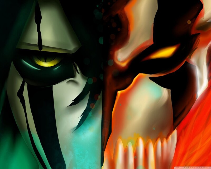 Bleach character split image