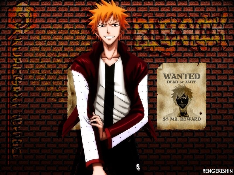 Bleach character wanted poster