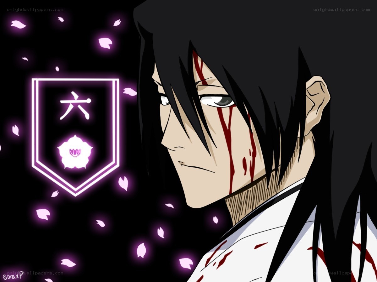 bleach character with blood